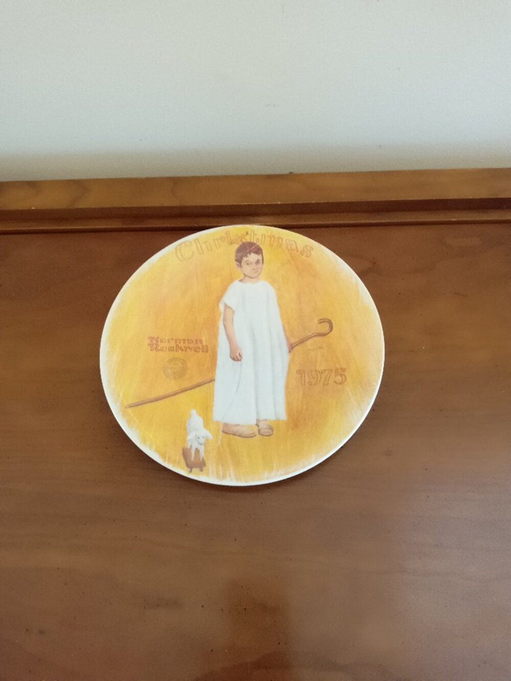 Vintage Norman Rockwell Christmas Plate 8878